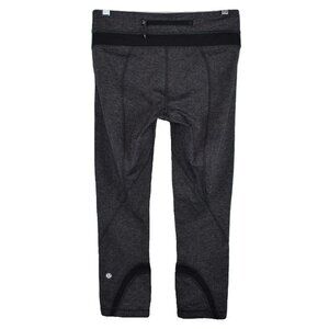 lululemon Run: Inspire Crop II *All Luxtreme Size 4 in Giant Herringbone